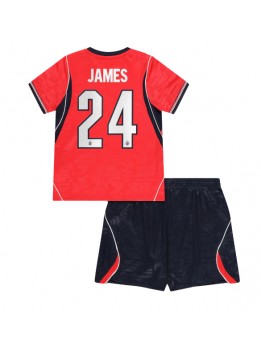 England Reece James #24 Auswärts Trikotsatz für Kinder WM 2026 Kurzarm (+ Kurze Hosen)